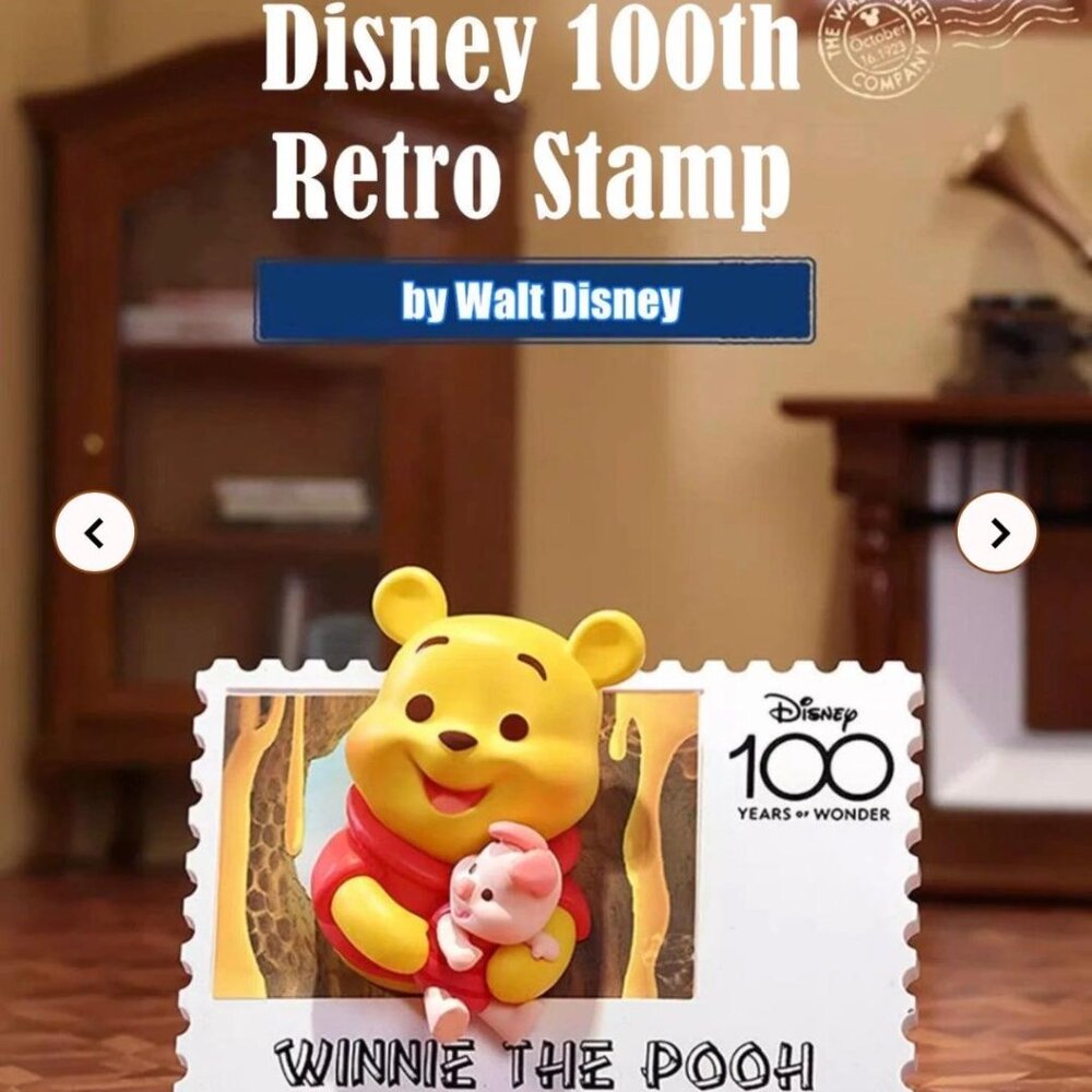 NEW - Disney 100th Anniversary Retro Stamp Mini Figure BlindBox 1(pc) - Picture 5 of 6